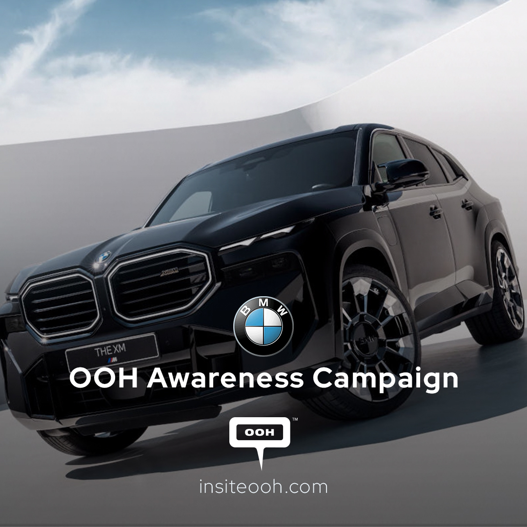 BMW XM Enchants with Its Dazzling Display on Emirates DOOH.