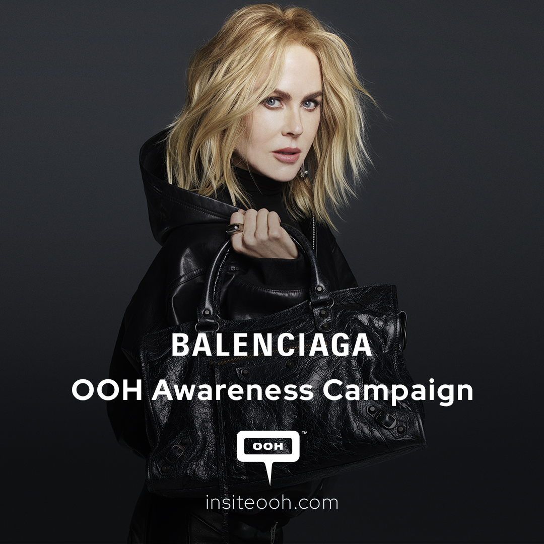 DOOH Campaign Celebrates Kit Butler & Nicole Kidman for Balenciaga Winter 2024