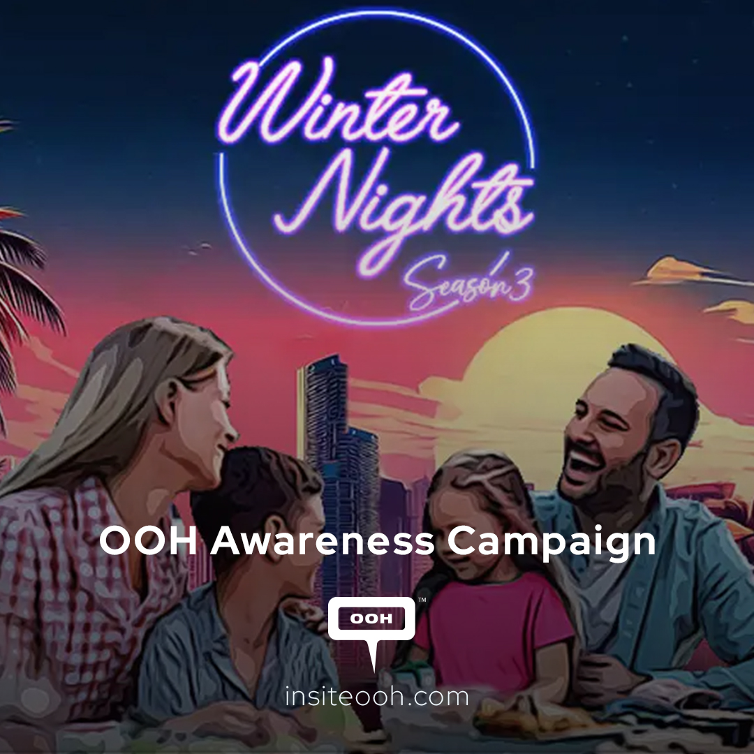Laughter, Lights, and Winter Nights at JBR, Announced via DOOH