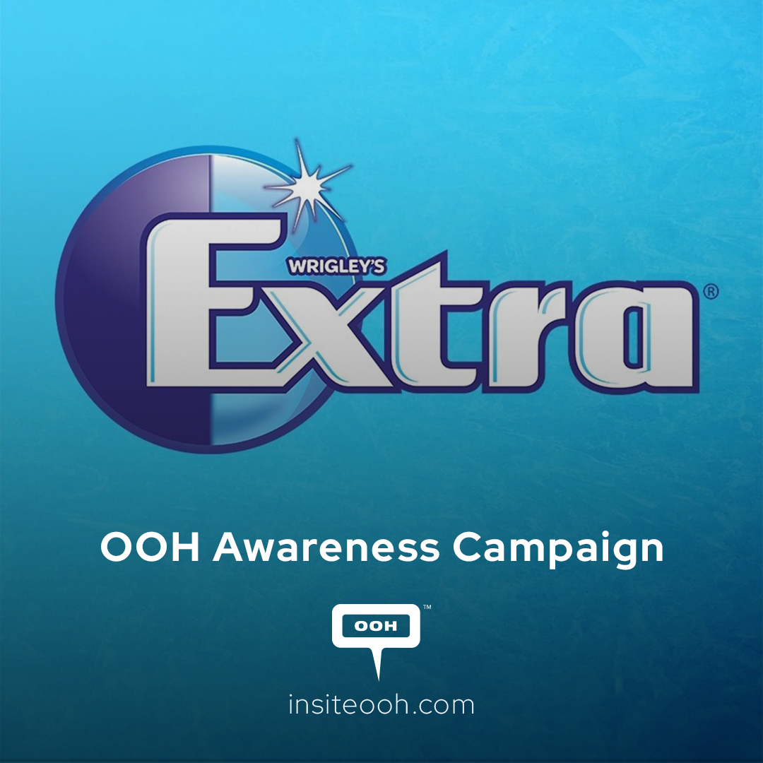 Extra Gum Advertises For Its Peppermint Flavor on Dubai’s D/OOH