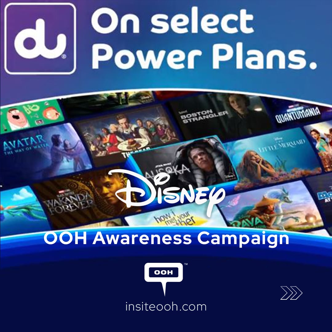 Disney+ Partners with du for a Fun-Filled OOH Campaign in Dubai