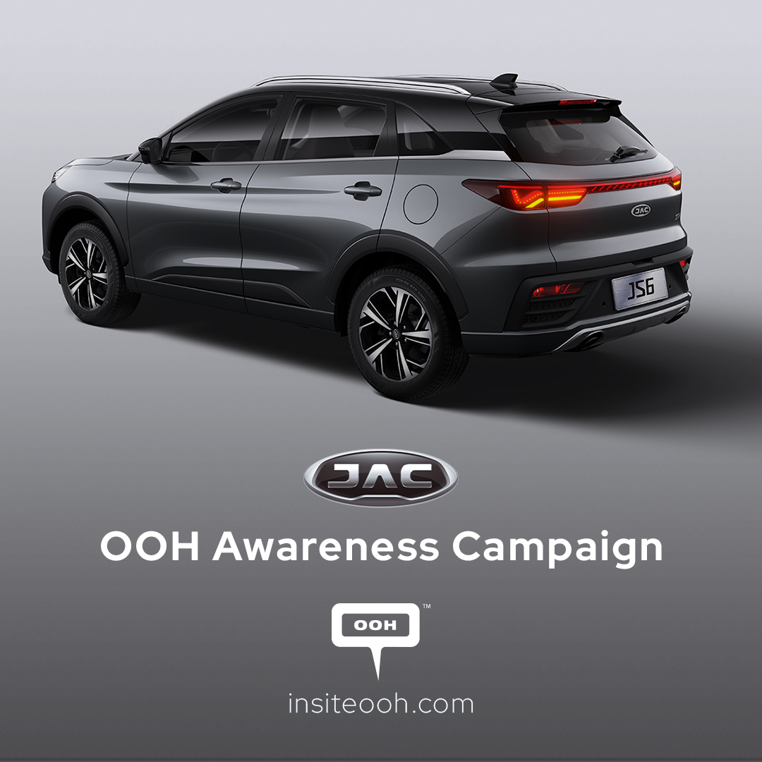 JAC Motors JS6 paraded in Dubai's out-of-home Advertisements