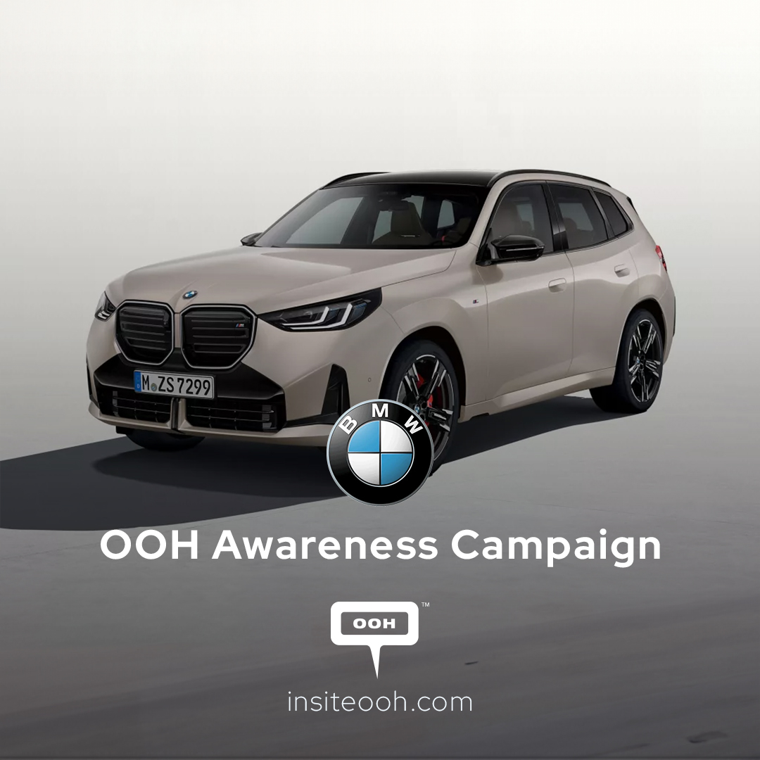 Dubai's Out-of-home Advertisements welcome the New BMW X3