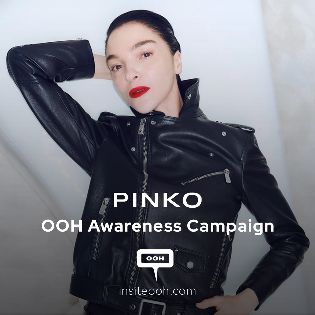 Mariacarla Boscono Glams in Pinko on Dubai’s OOH Advertising Scene