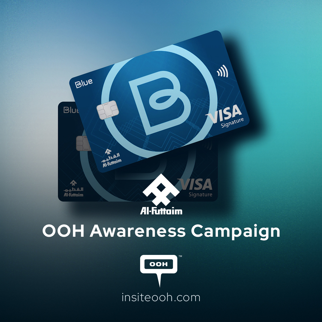 Dubai's High-Tech Digital Screens welcome Blue FAB Credit Card