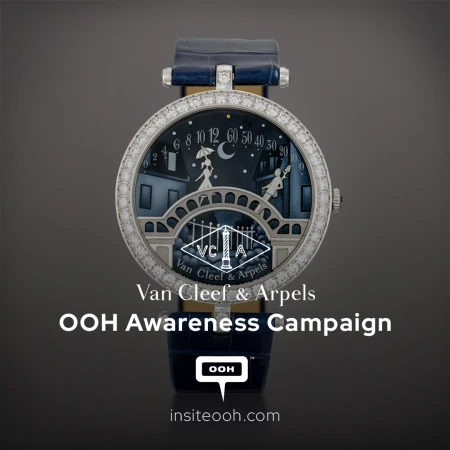 Van Cleef & Arpels Shines with Timepiece: The Lady Arpels on Dubai’s DOOH