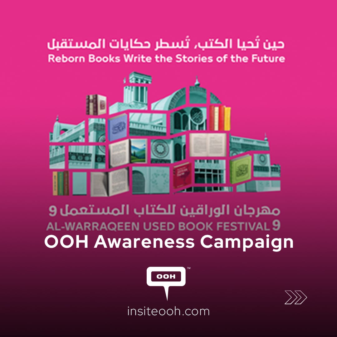 Al-Warraqeen Used Book Festival Excites Audiences on UAE’s OOH
