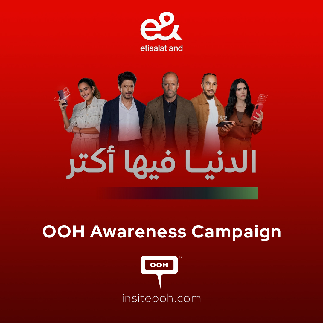 etisalat and's OOH Verifies: Greatness Lies Beyond the Hardest Step