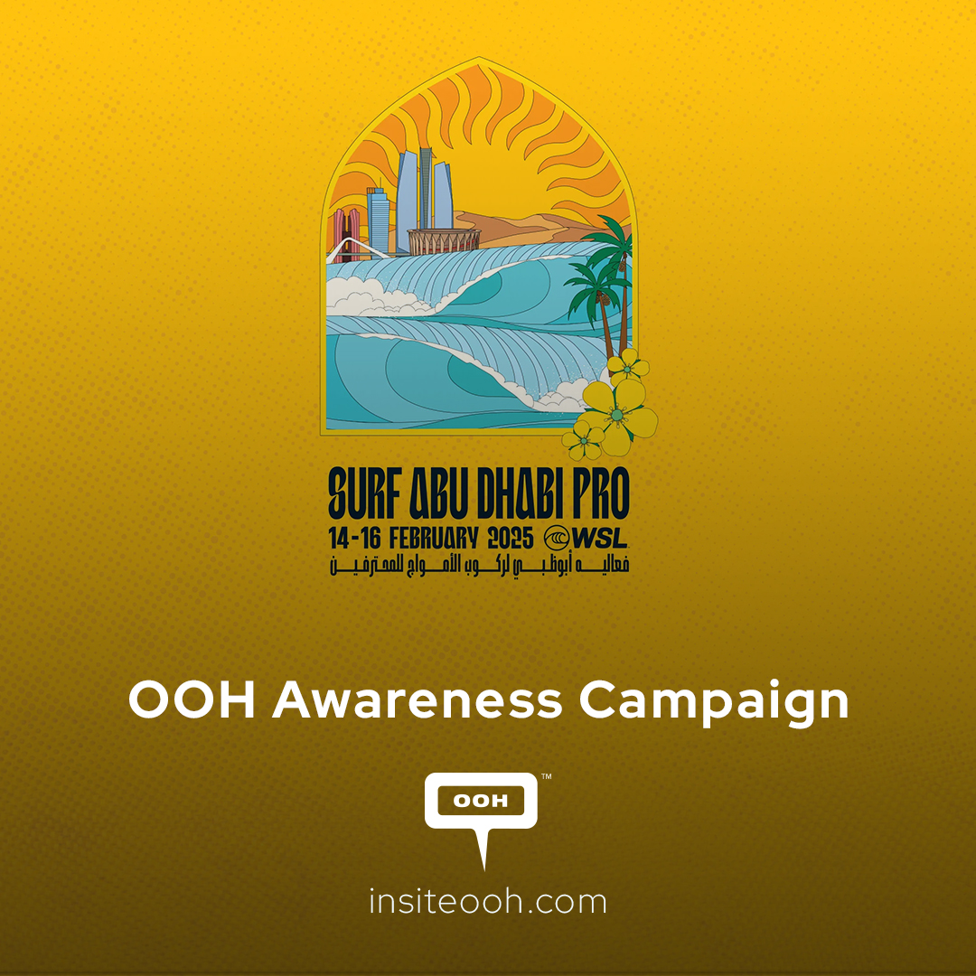 Surf Abu Dhabi Pro Paints Waves on Dubai’s DOOH Screens