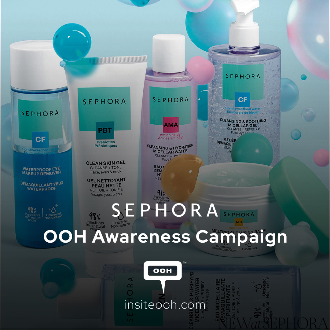 Sephora Shines on Dubai’s DOOH with Its New Makeup Remover