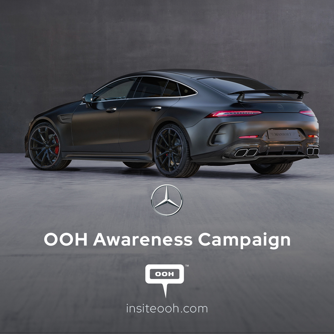 Mercedes-AMG Promotes the Thrilling GT 63 4MATIC+ with Dubai Hoarding Campaign