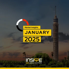 JAN 2025 Market Insights Shows Stable Occupancy Rate with Real Estate Dominating the OOH Scene in Cairo