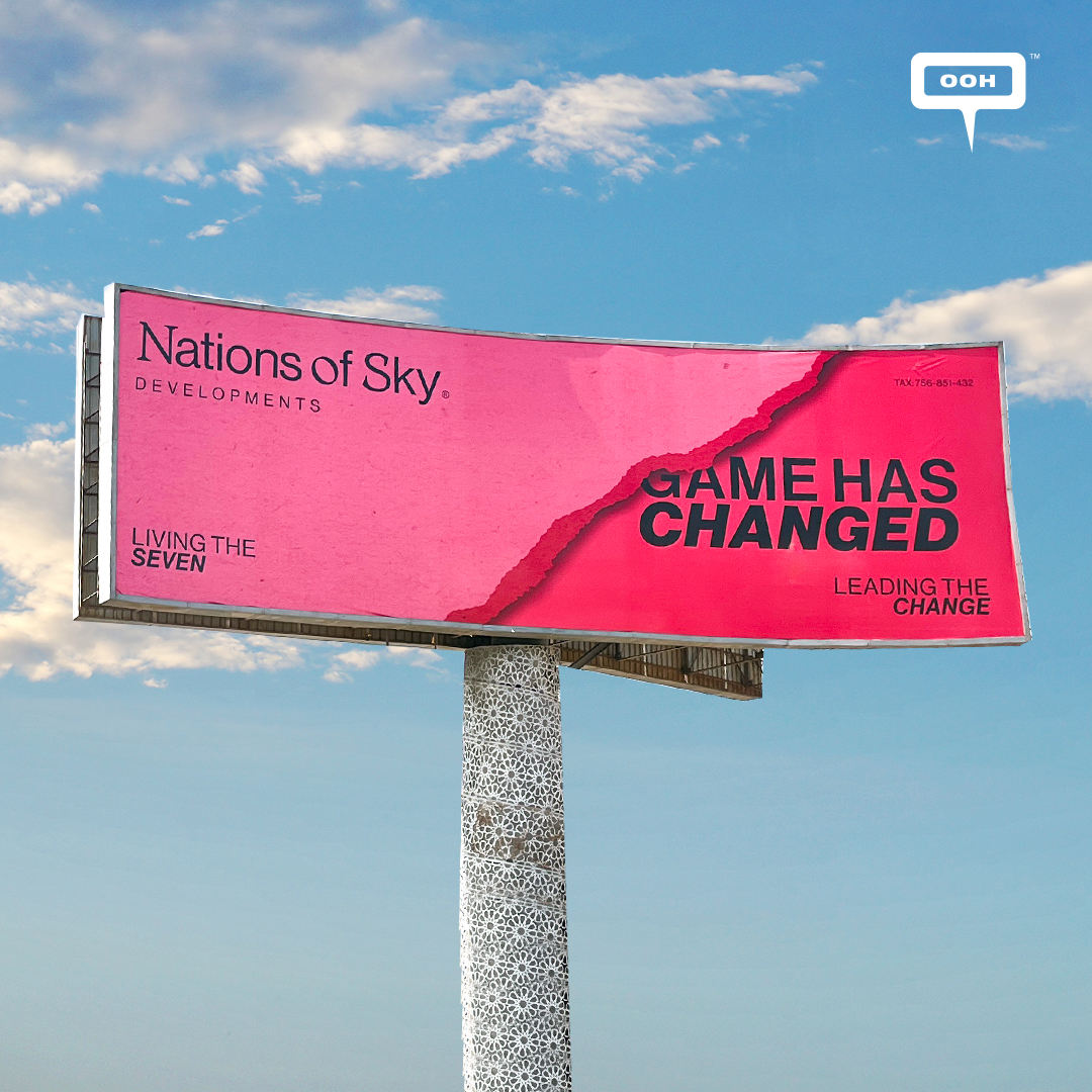 Nations of Sky Developments Continuous Debut OOH Branding Campaign in Cairo