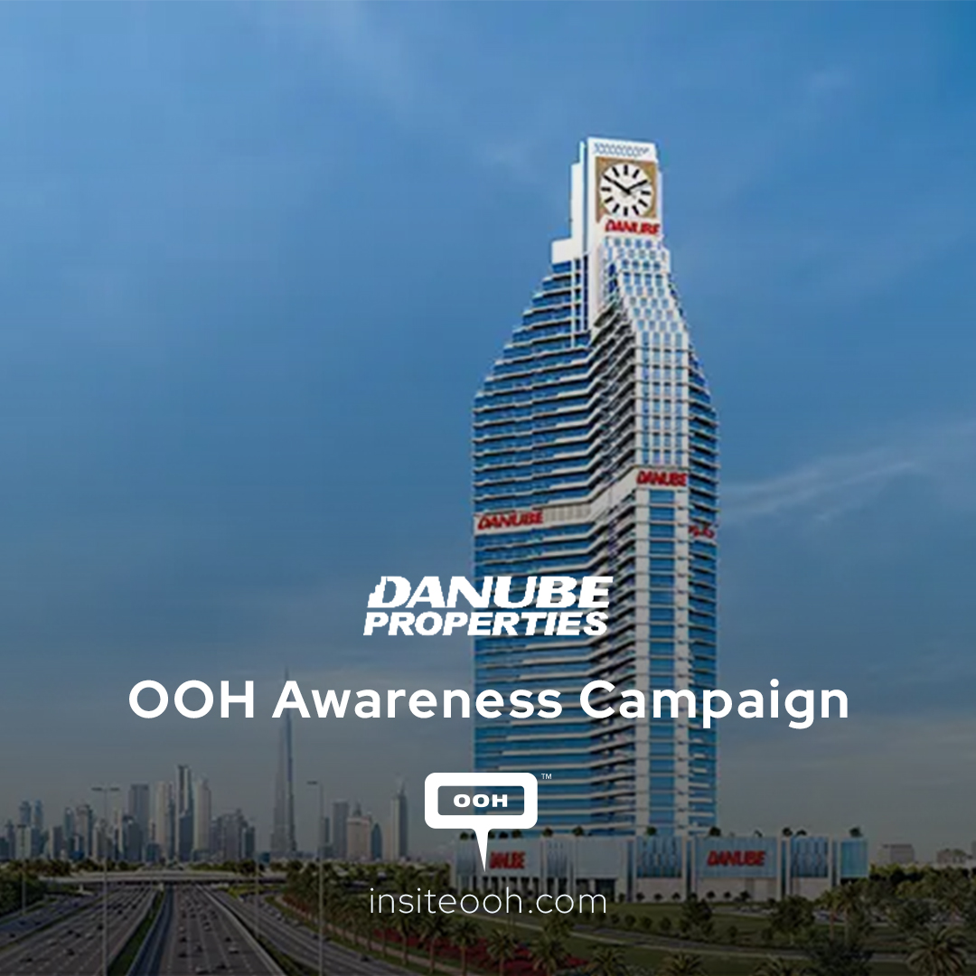 Timez Danube Project at Dubai Silicon Oasis Shine on UAE's D/OOH