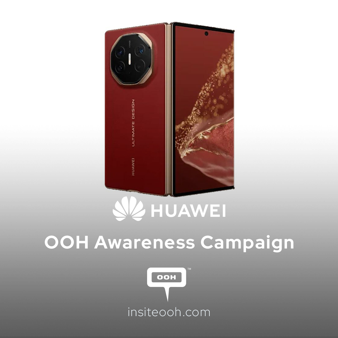 HUAWEI Promotes Mate XT's Ultimate Design on DOOH
