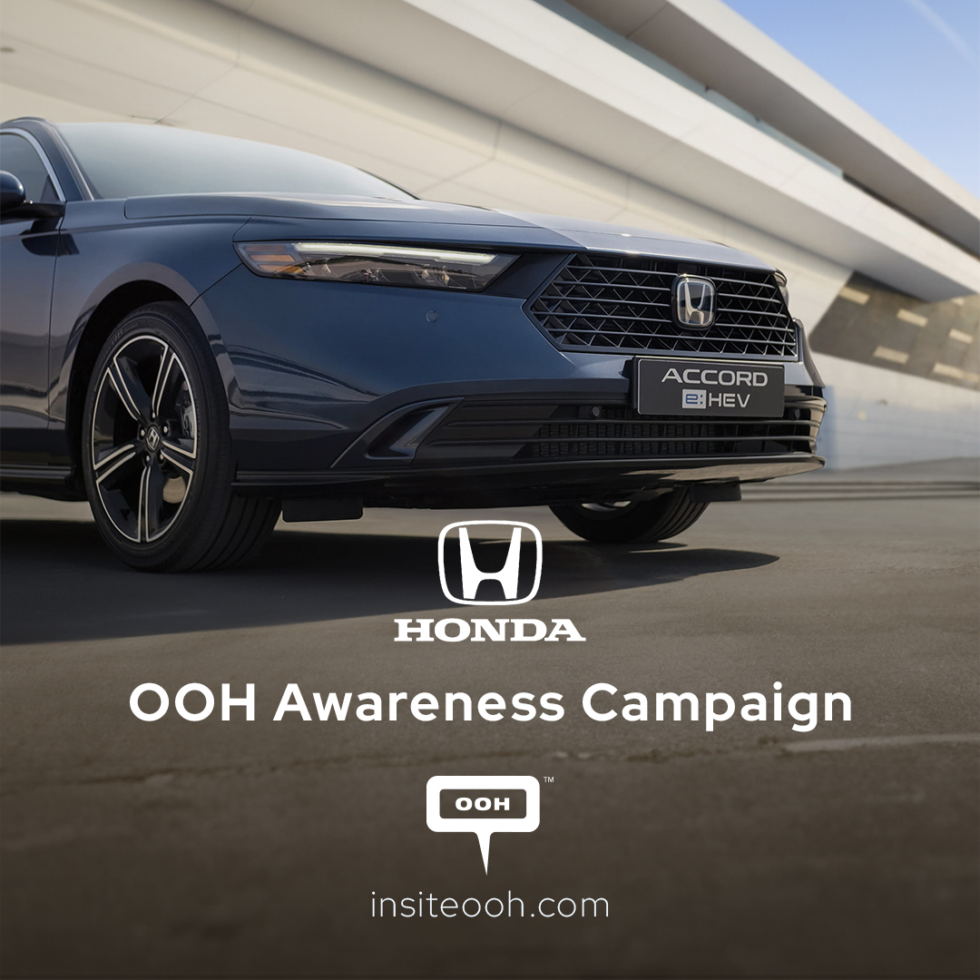 Honda’s New Accord e:HEV Takes Center Stage on UAE’s Billboards