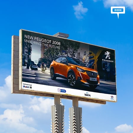 Peugeot reveals its new futuristic 2008 SUV on Cairo's billboards
