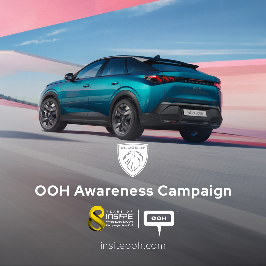 The All-New Peugeot 3008, Signature of Sophistication Shows on OOH