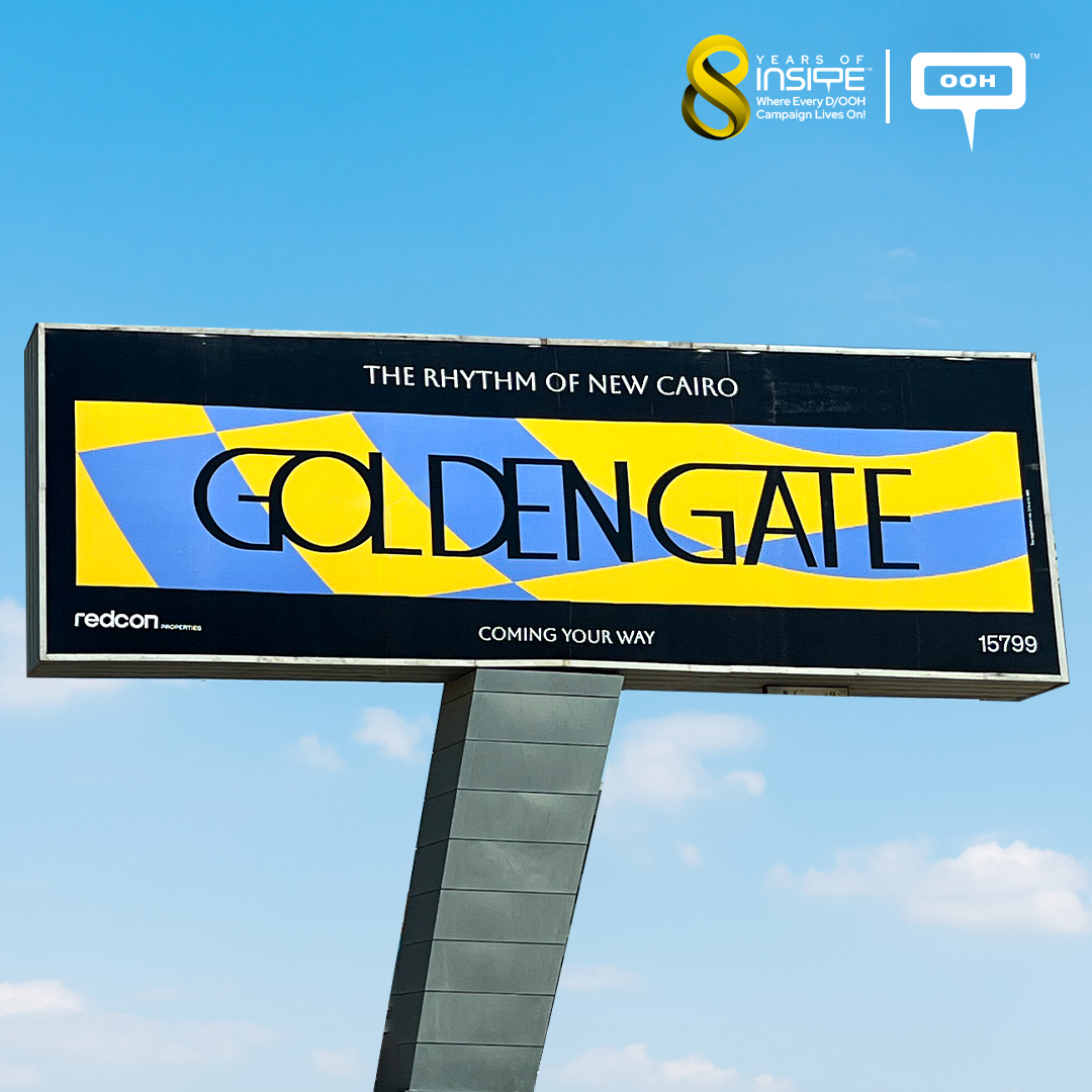Redcon Properties Promotes Living on a New Beat With Golden Gate on Cairo’s OOH Scene