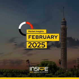 Cairo’s OOH Market Sees Lower Occupancy in Feb 2025, But Real Estate Remains on Top