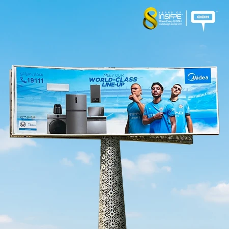 Man City Stars Represent Midea's World Class Home Appliances Line-up on D/OOH