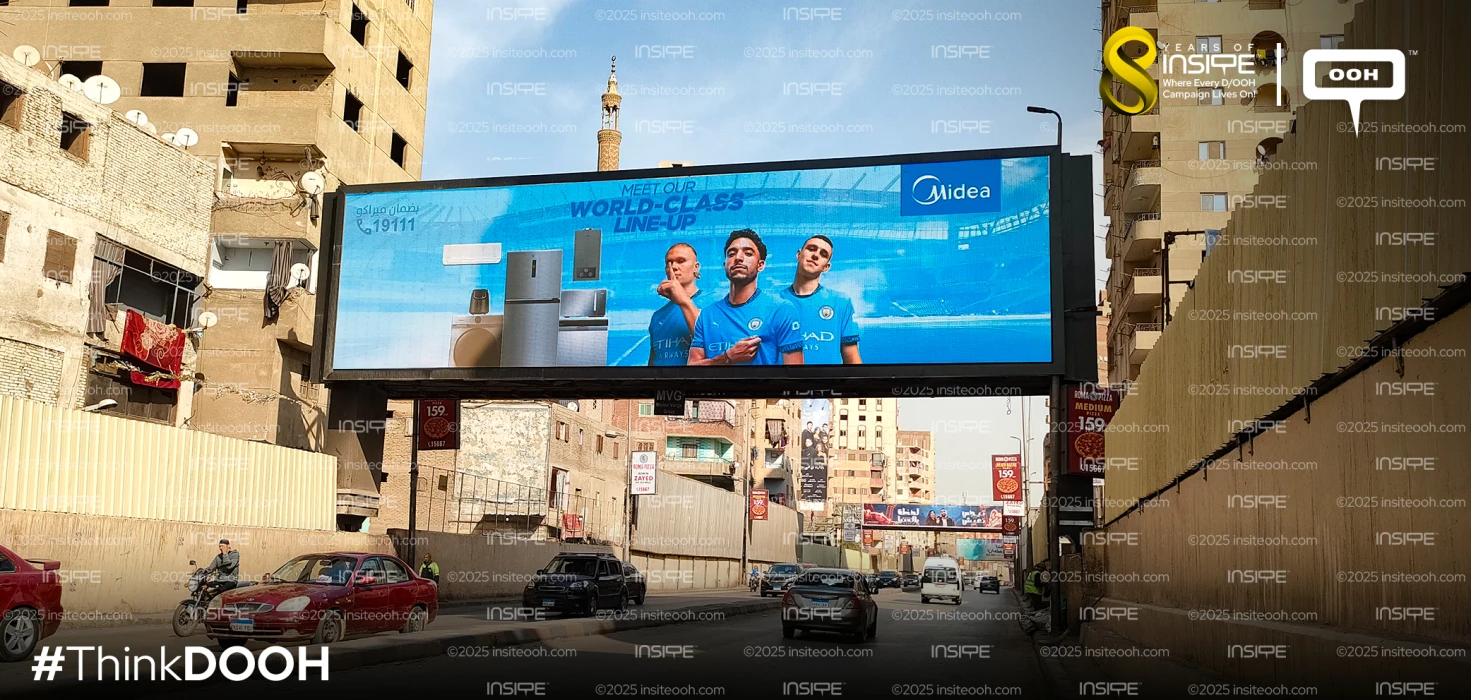 Man City Stars Represent Midea's World Class Home Appliances Line-up on D/OOH