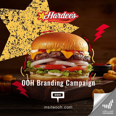 Cairo’s & The Emirates’ roads encourage you to “Go all in” with Hardee’s OOH campaign