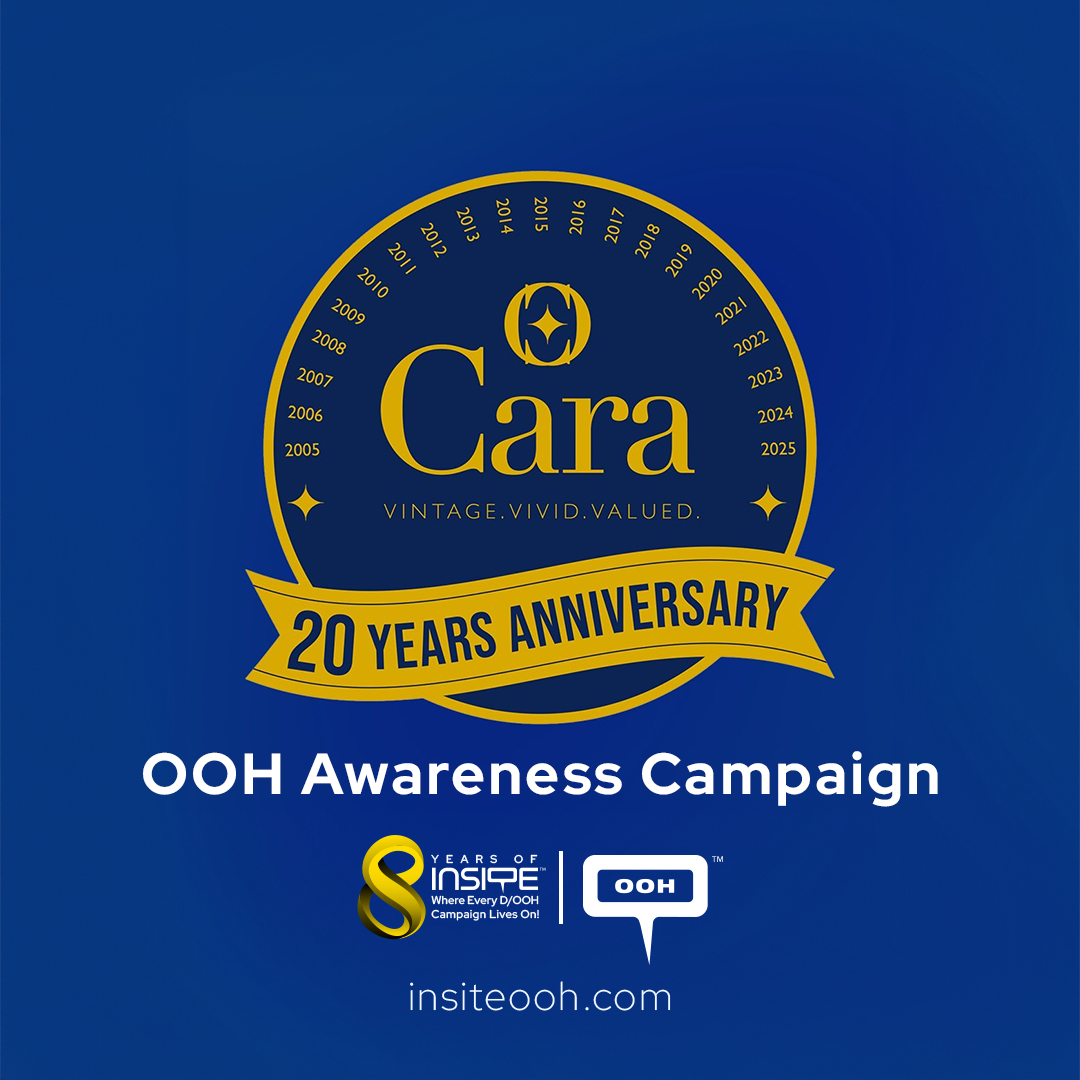 Cara Jewellery 20th Anniversary Scooping up panache on Dubai's OOH Arena