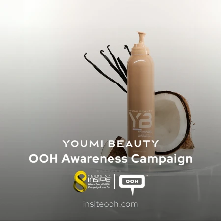 Youmi Beauty by Youmna Khoury Offers to Shop the Shine on DOOH