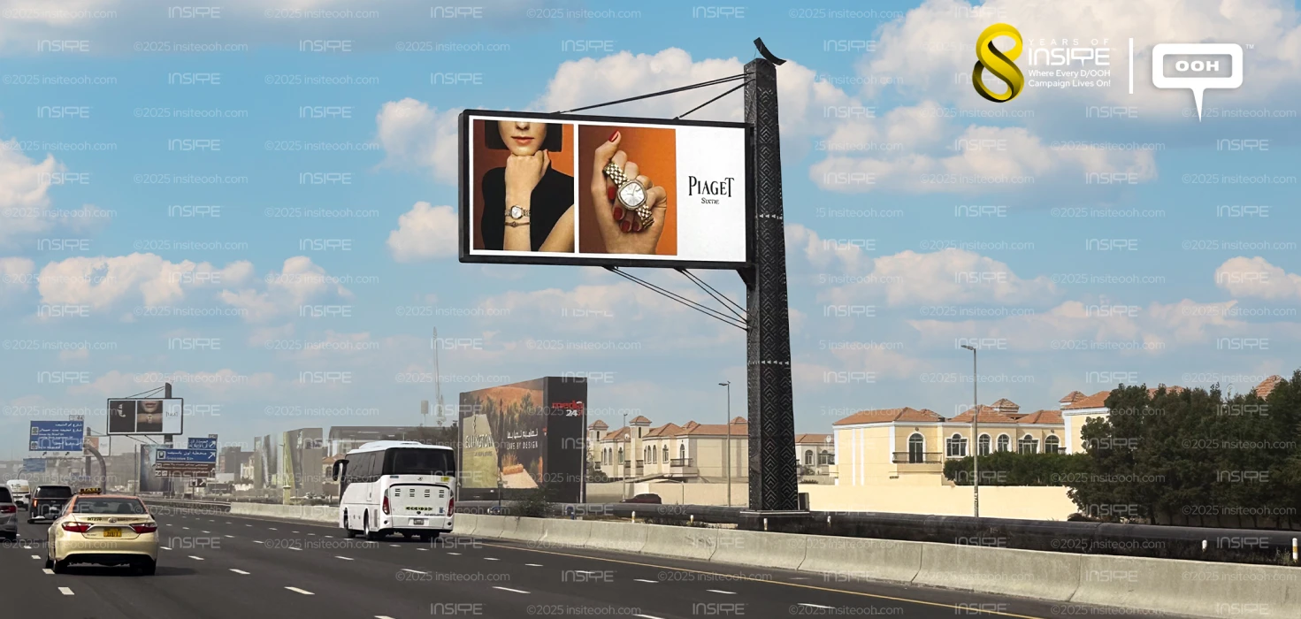 Piaget Lights Up Dubai with Elegant OOH Campaign for Limelight Gala and Sixtie