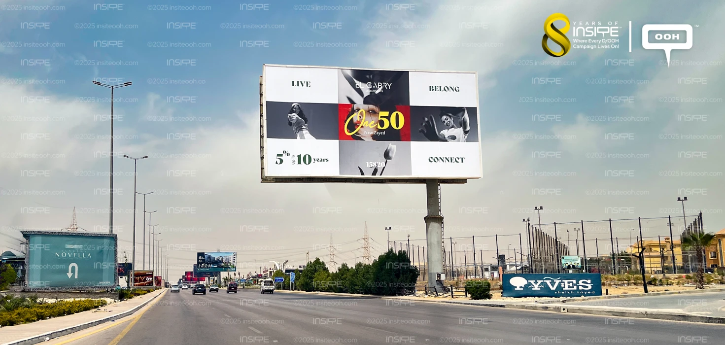 El Gabry Developments' Newest Project, One 50, Visits OOH Spots