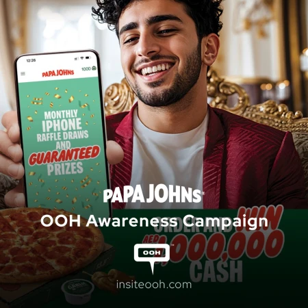 Papa John’s Turns Every Order Into a Chance to Cash Out on UAE's Billboards