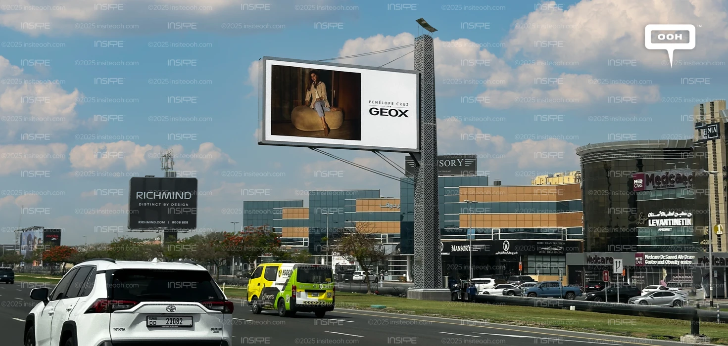 Oscar-Winning Actress Penélope Cruz for GEOX on OOH Ad Campaign