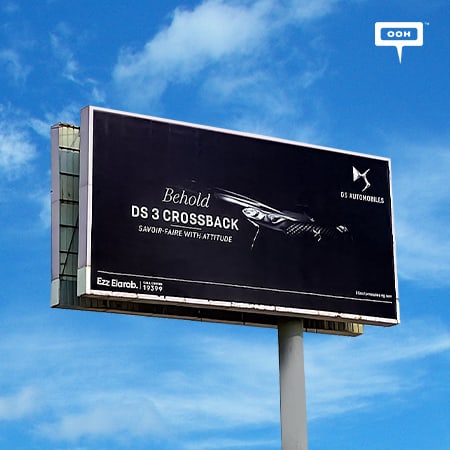 DS Automobiles hypes the audience with the new DS 3 Crossback on Cairo's billboards