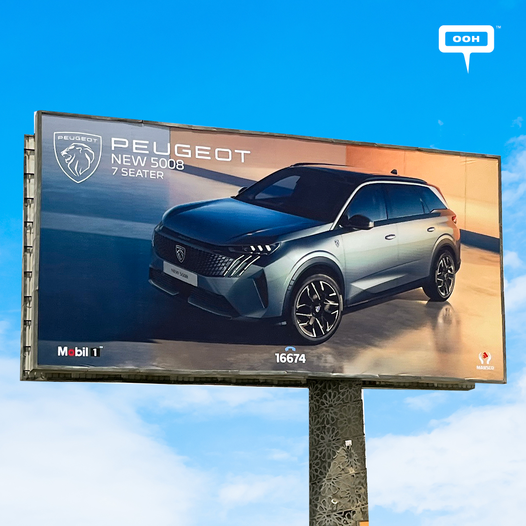 Peugeot’s 5008 Rolls Back Onto Egypt’s Streets in a Sleek New OOH Reveal