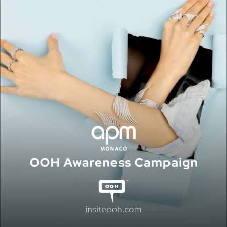 APM Monaco Paints UAE Out-of-Home Billboards Soft Blue