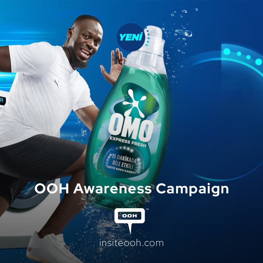 Usain Bolt Powers OMO's Speed-Focused Digital OOH Campaign