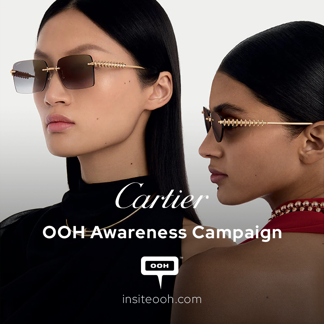 Where Structure Meets Statement – Discover Cartier Eyewear on Dubai’s OOH