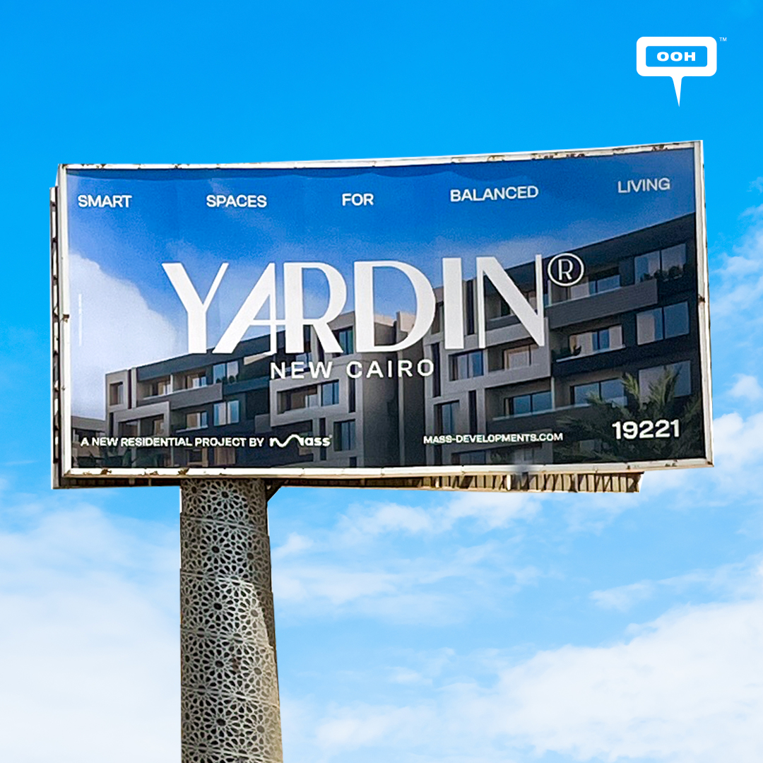 Mass Developments Promotes Smart Spaces for Balanced Living With YARDIN on Cairo’s OOH Scene