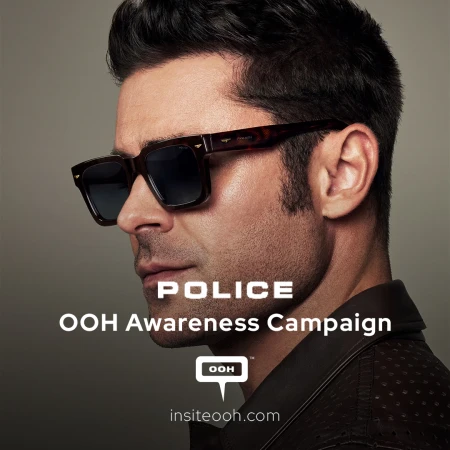 Zac Efron Turns Up the Heat in Dubai with Police’s 'Audacity Wanted' OOH Campaign