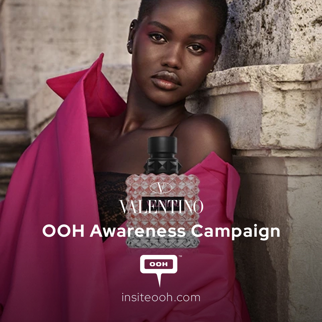 Valentino Illuminates Dubai with Born in Roma Extradose DOOH Campaign