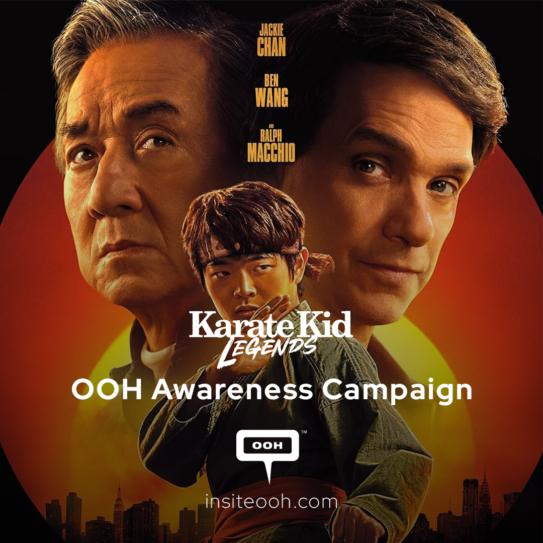 Karate Kid Legends Kicks Off with Bold Die-Cut Billboard Takeover in the UAE