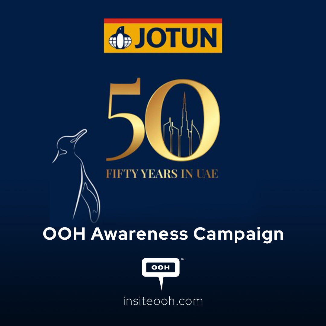 JOTUN Paints UAE’s Billboards Celebrating their 50 Year Legacy