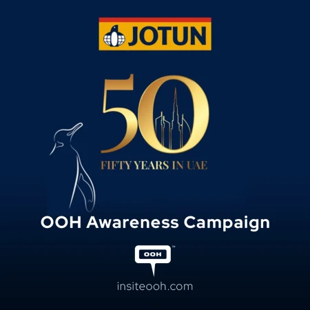 JOTUN Paints UAE’s Billboards Celebrating their 50 Year Legacy