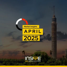 April 2025 Outdoor Advertising: Real Estate, FMCG, and Foodservice Lead in Cairo
