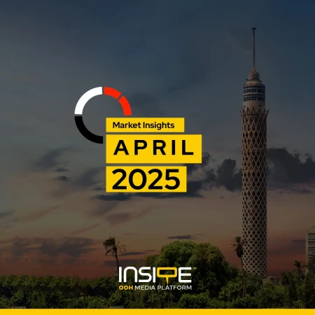 April 2025 Outdoor Advertising: Real Estate, FMCG, and Foodservice Lead in Cairo