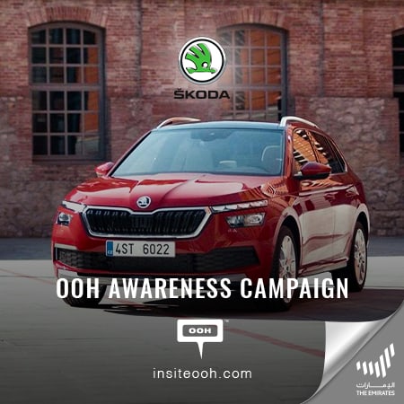 Ali & Sons introduces the new Škoda Kamiq on Dubai's billboards