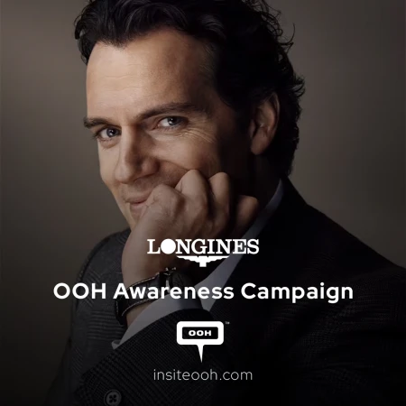 Henry Cavill’s Elegance for Longines on Grand DOOH Display