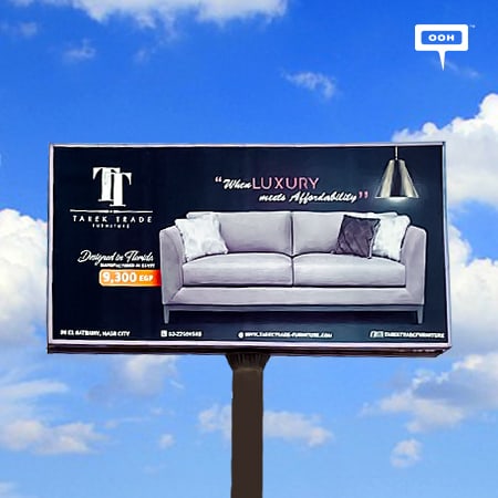 Tarek Trade Furniture visits Cairo’s billboards with an OOH awareness campaign