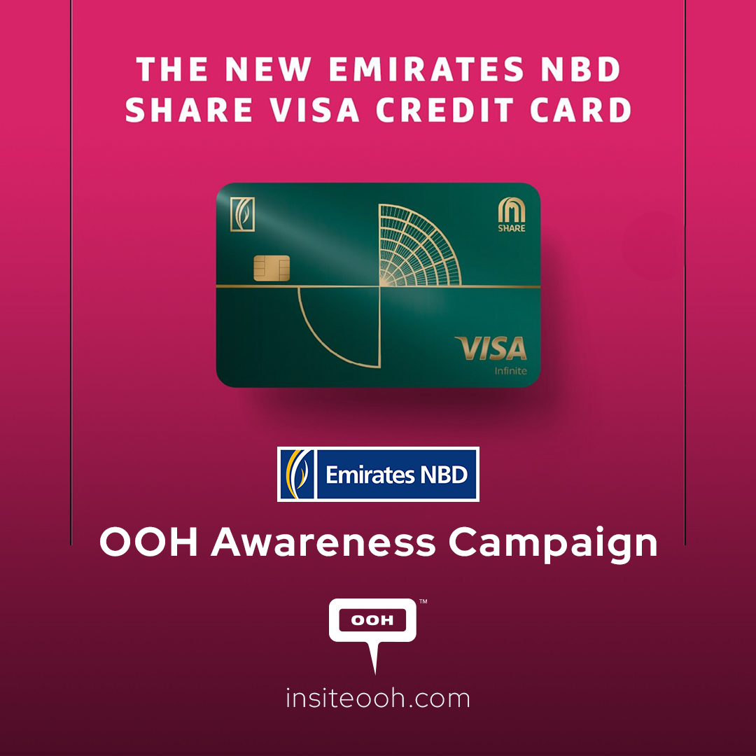 Emirates NBD’s Bold 8% Cashback Campaign Dominates UAE Billboards
